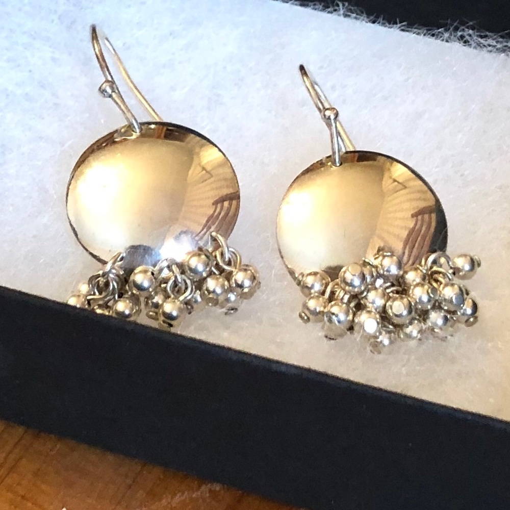 Rare Vintage Silpada Sterling Silver Cha-Cha Earrings W0886 - Picture 2 of 8